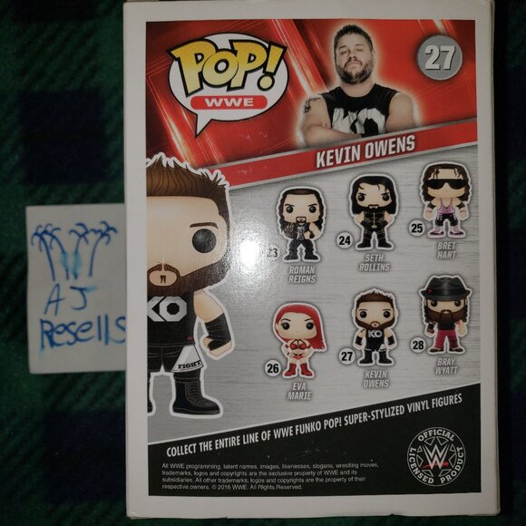 Kevin Owens WWE #27 Funko Pop! Vinyl - Picture 3 of 4